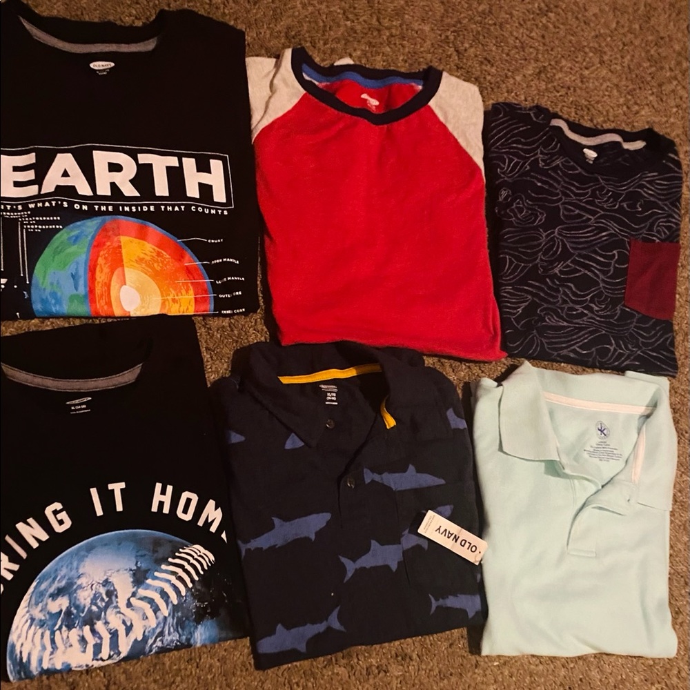 Boy shirts lot bundle OLD NAVY